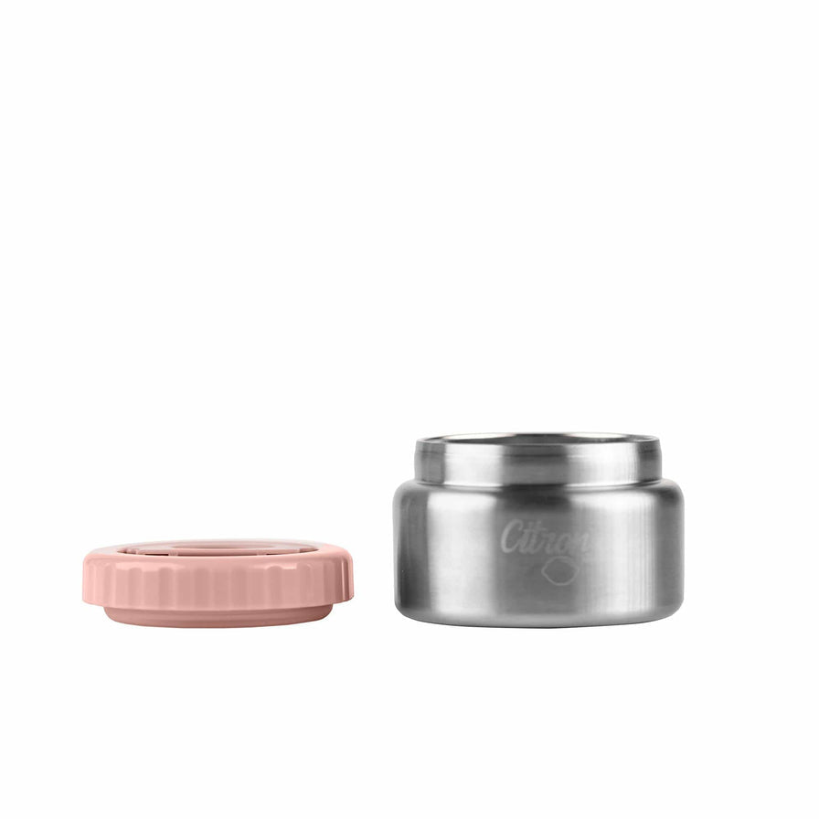 Citron Stainless Steel Food Jar 250ml - Blush Pink