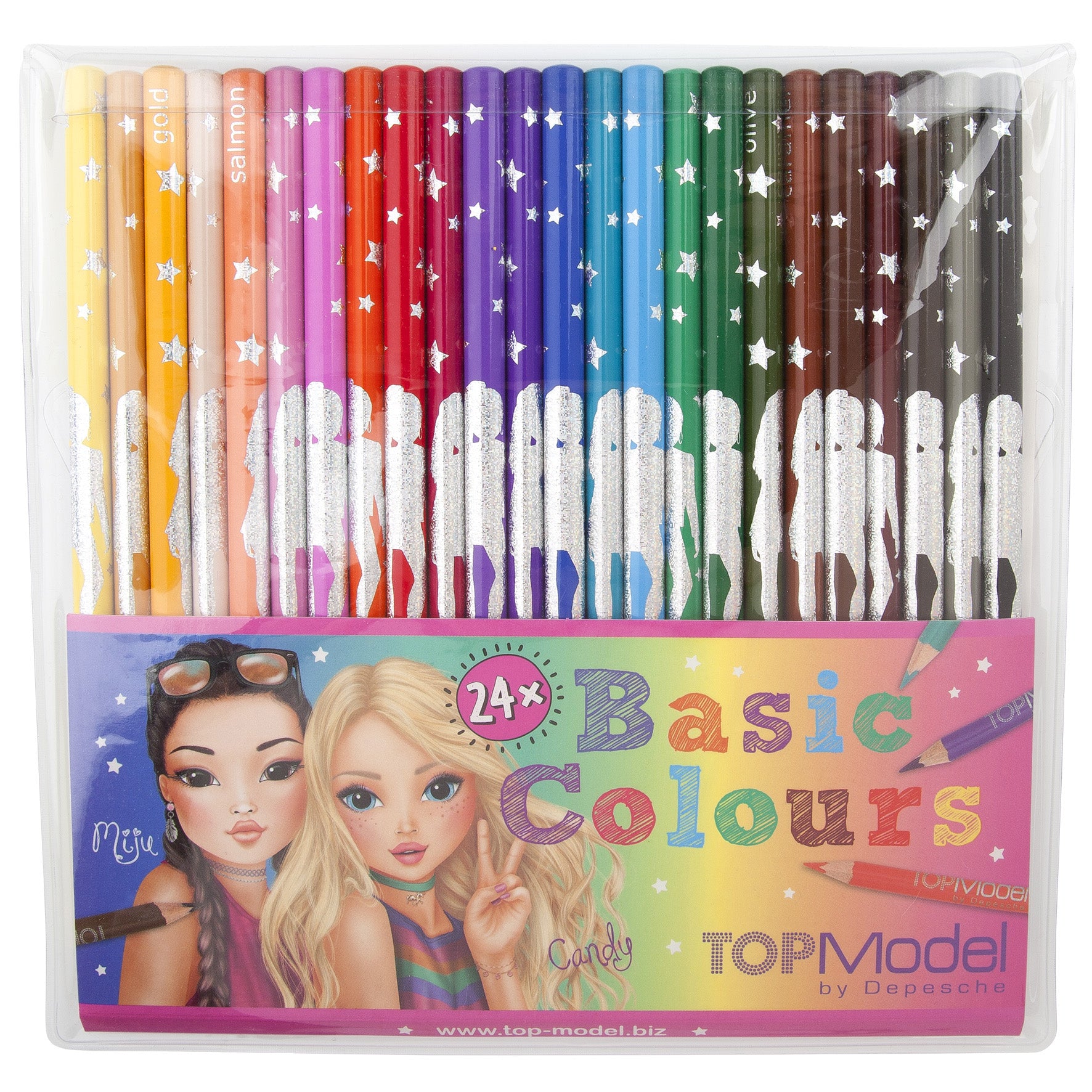 Depesche Topmodel Coloured Pencil 24 Colours – Petit Bazaar