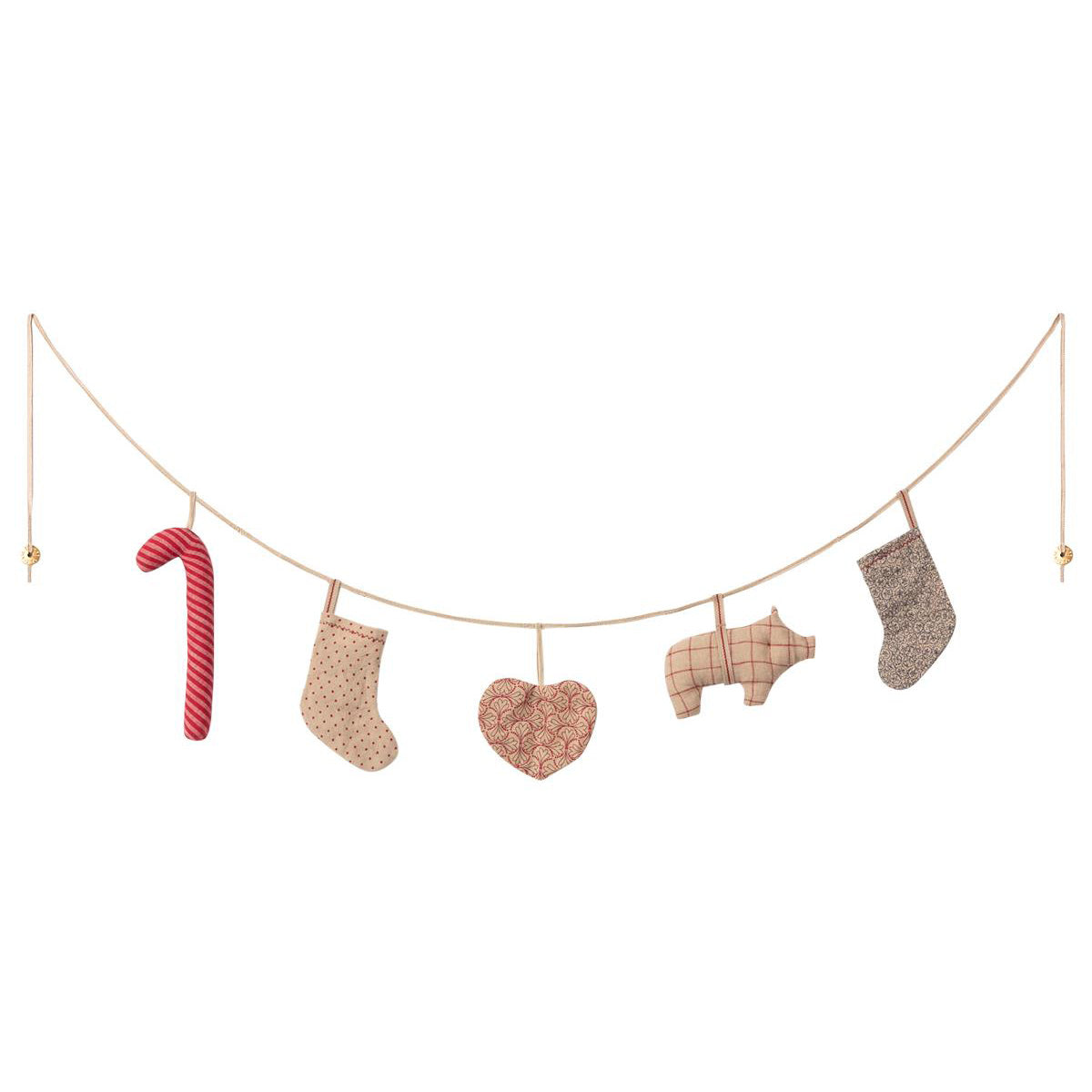 Maileg Christmas Garland Small with 5 Ornaments