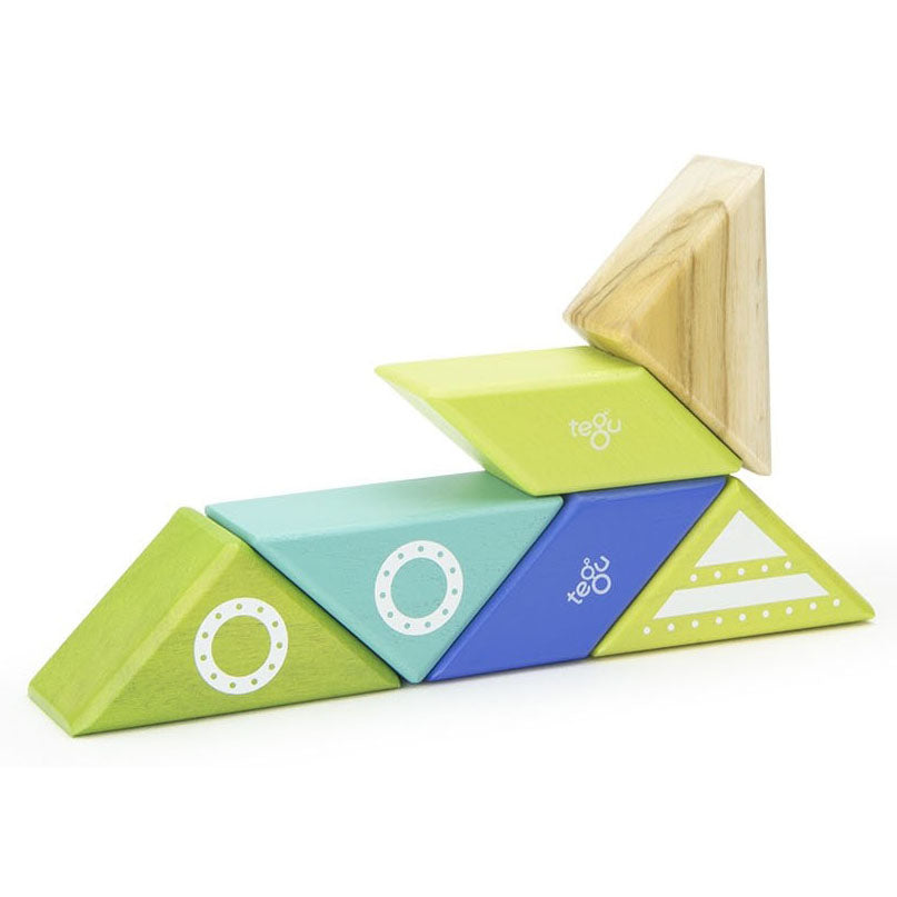 Tegu Travel Pal Spaceship Magnetic Wooden Blocks Petit Bazaar