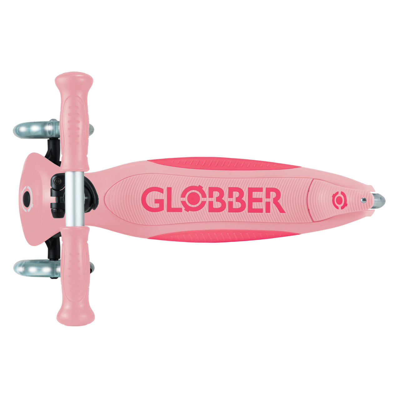 Globber Primo Foldable Plus Lights V2 - Pastel Pink /Fuchsia