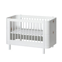 Oliver Furniture Wood Mini+ Cot Bed (Without Junior Conversion Kit) - White