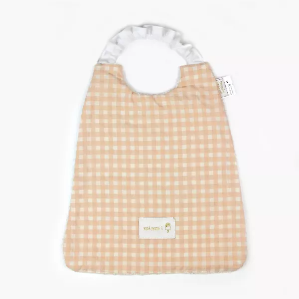 barnabe-aime-le-café-elastic-towel-bib-abricot-24x31cm-barn-serviet-abricot