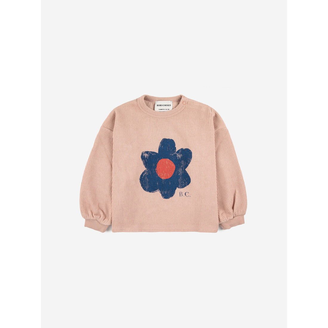 bobo-choses-baby-big-flower-puff-sleeves-sweatshirt-bobo-w23223ab040-6m