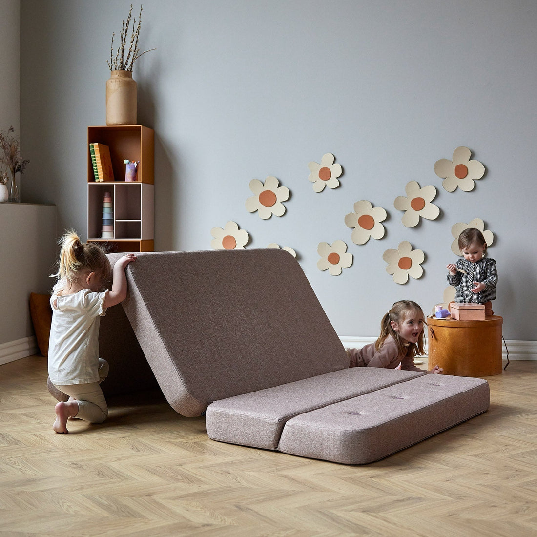 by KlipKlap KK 3 Fold Sofa - Multi Grey W. Grey (Pre-Order; Est. Delivery in 8-12 Weeks)