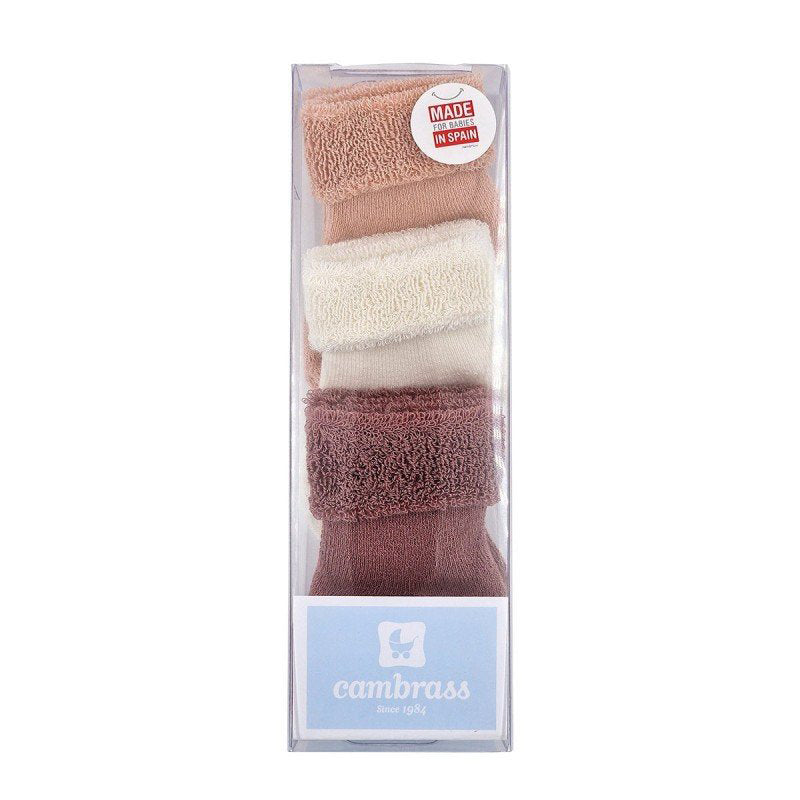 cambrass-set-3-socks-for-baby-liso-blush-sz-000-17-18-rjc-53198