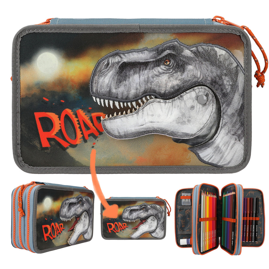 depesche-dino-world-triple-pencil-case-roar-new-depe-0011756