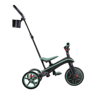 Globber Explorer Trike Foldable 4 in 1 - Olive (10m - 5y)