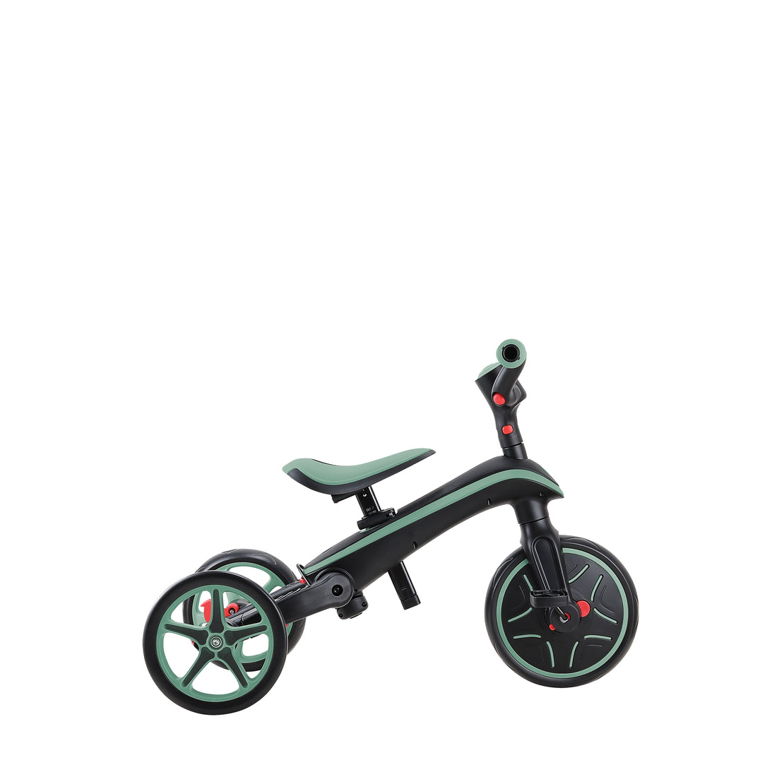 Globber Explorer Trike Foldable 4 in 1 - Olive (10m - 5y)