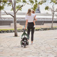 Globber Explorer Trike Foldable 4-In-1 - Olive (10M - 5Y)