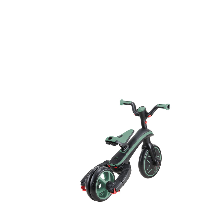 Globber Explorer Trike Foldable 4 in 1 - Olive (10m - 5y)