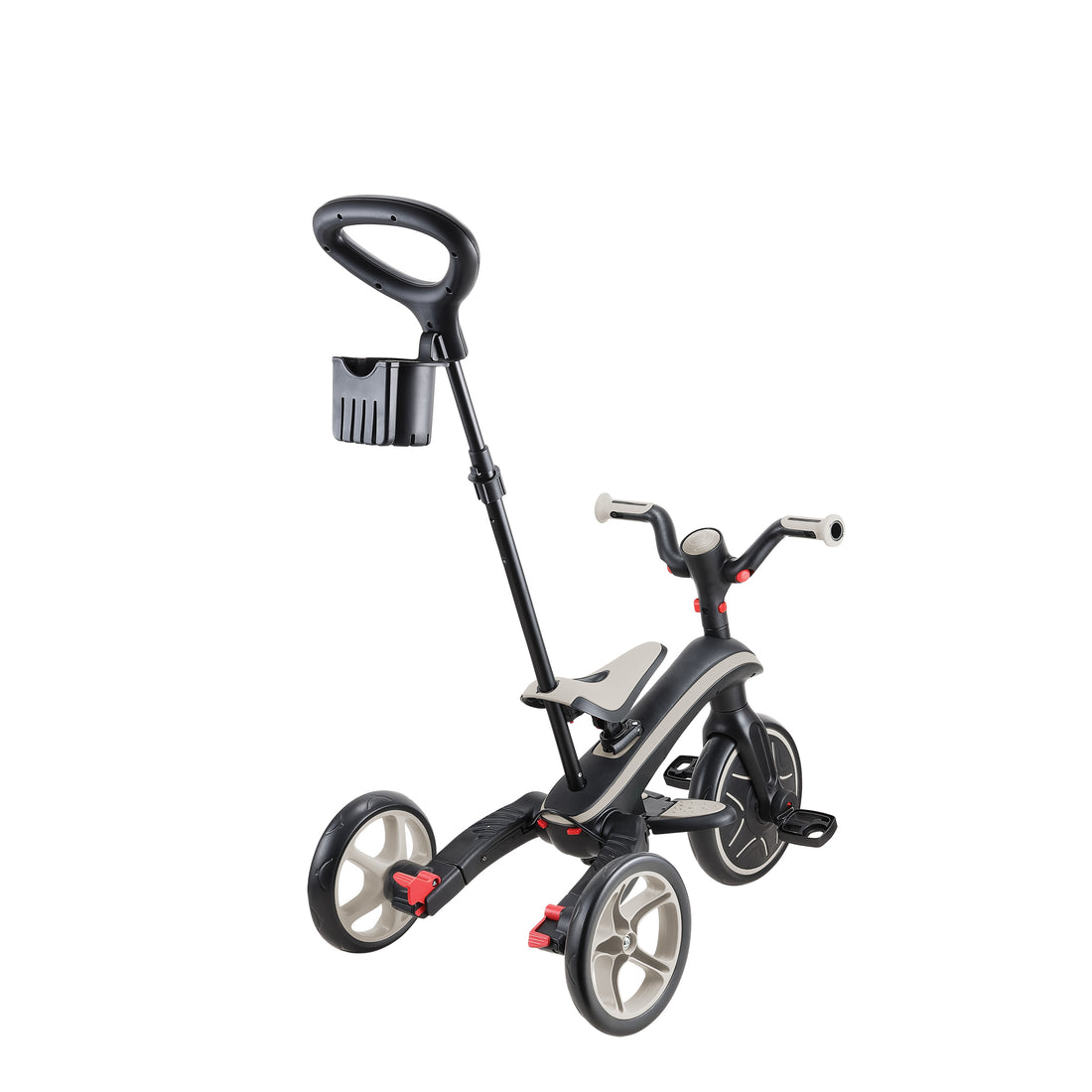 Globber Explorer Trike Foldable 4 in 1 - Taupe (10m - 5y)