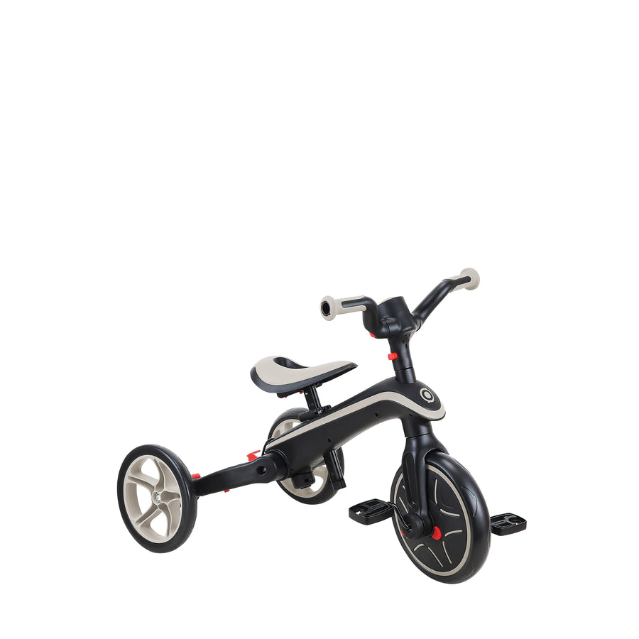 Globber Explorer Trike Foldable 4 in 1 - Taupe (10m - 5y)