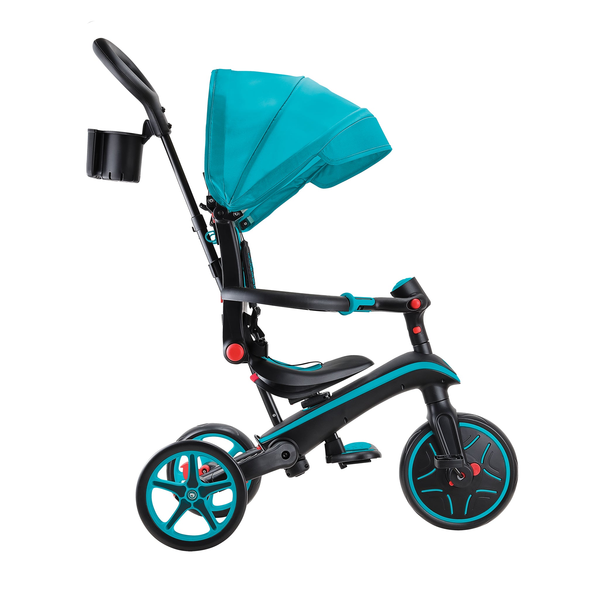 Globber Explorer Trike Foldable 4 in 1 - Teal (10m - 5y)