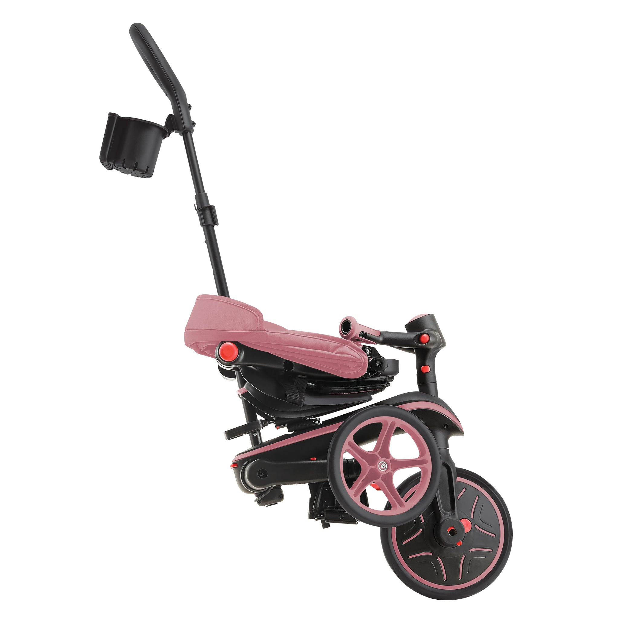 Globber Explorer Trike Foldable 4 in 1 - Pastel Pink (10m - 5y)