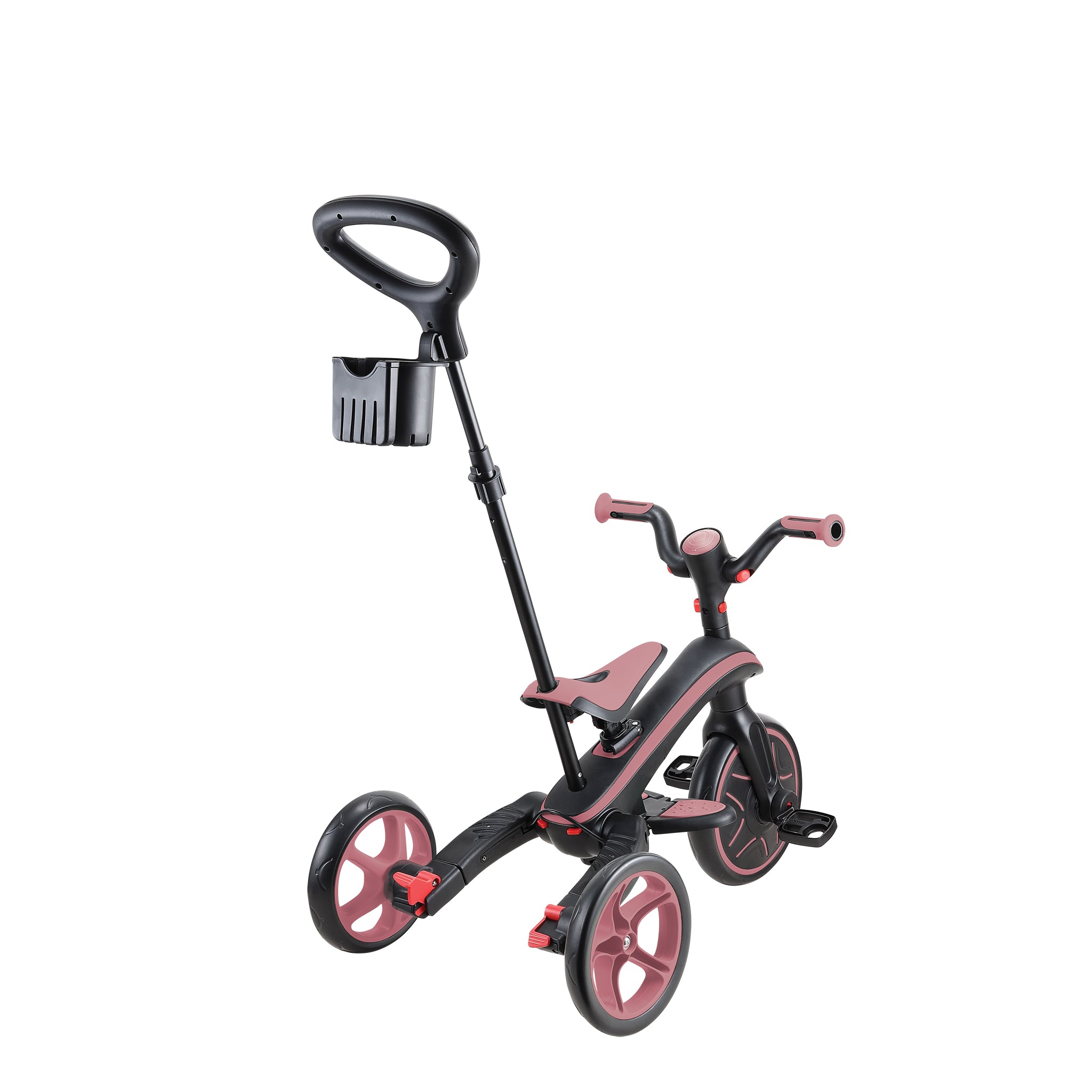 Globber Explorer Trike Foldable 4 in 1 - Pastel Pink (10m - 5y)