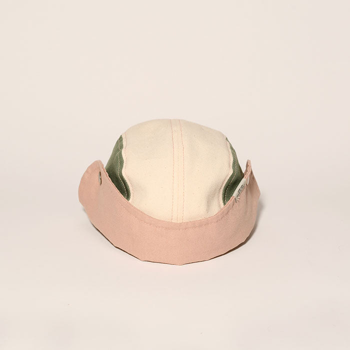 ki-et-la-camper-cap-anti-uv-green-natural-pink-kiet-kc1gnp-43-46cm