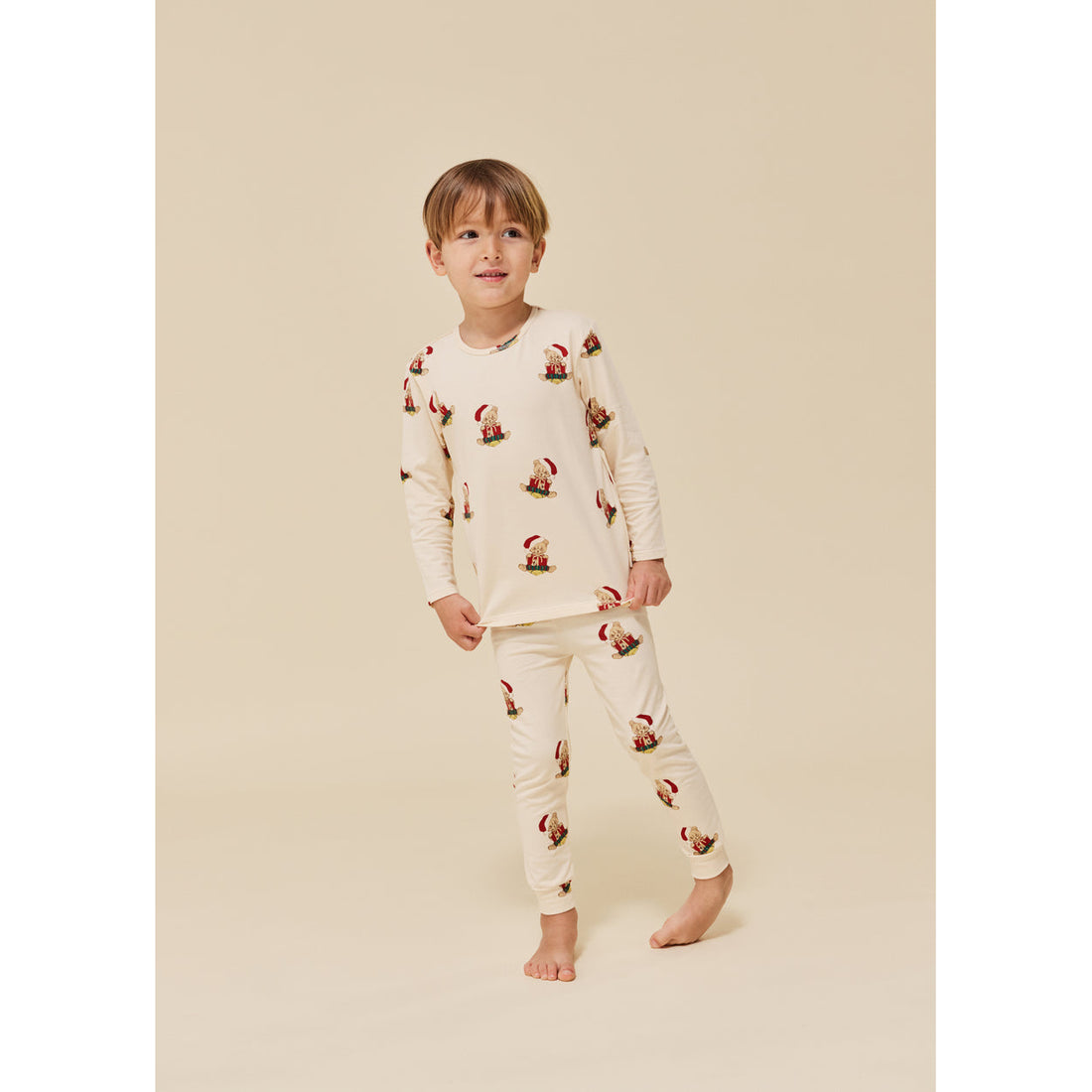 BASIC BLOUSE / PANTS SET - CHRISTMAS TEDDY