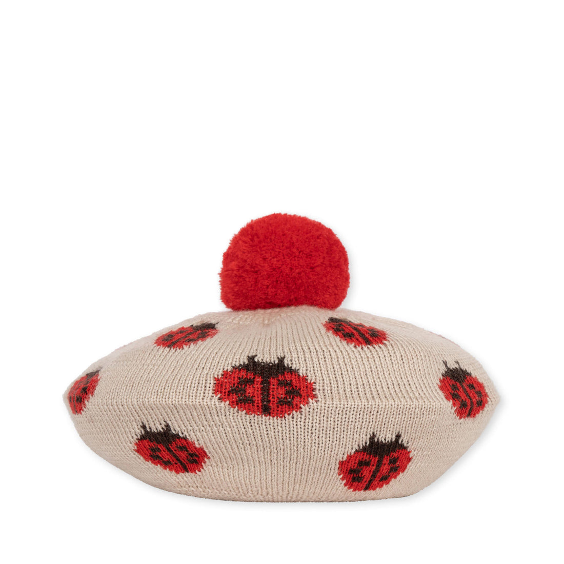 konges-sløjd-belou-knit-beret-ladybug-kong-w23ks6188-lb-12-18m