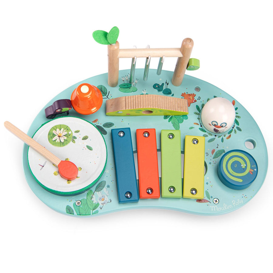 Moulin Roty Dans La Jungle Child Musical Multi-Activities Table