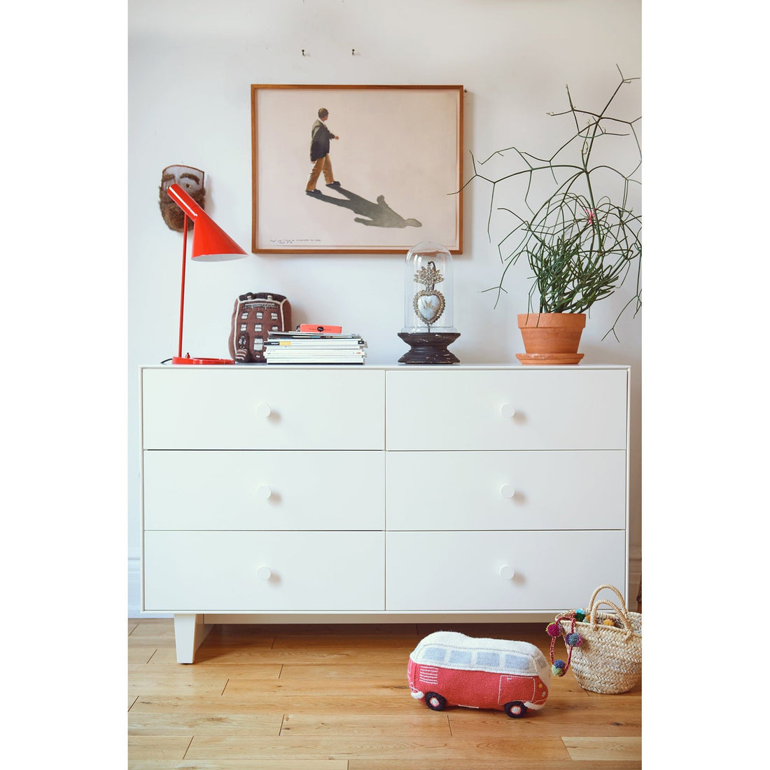 Oeuf 6 Drawer Dresser Birch - Classic Base (Pre-Order; Est. Delivery in 6-10 Weeks)