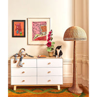 Oeuf 6 Drawer Dresser White - Rhea Base