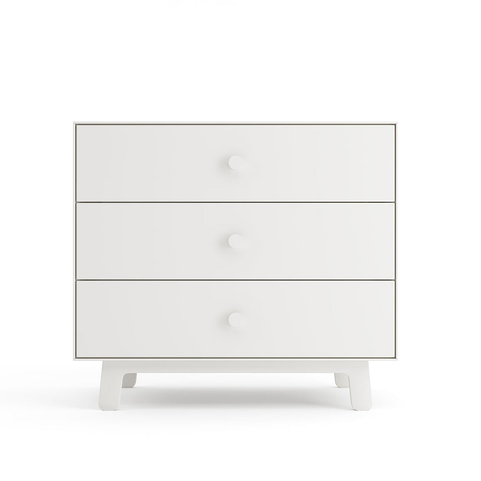 Oeuf 3 Drawer Dresser White - Sparrow Base