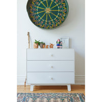 Oeuf 3 Drawer Dresser White - Sparrow Base