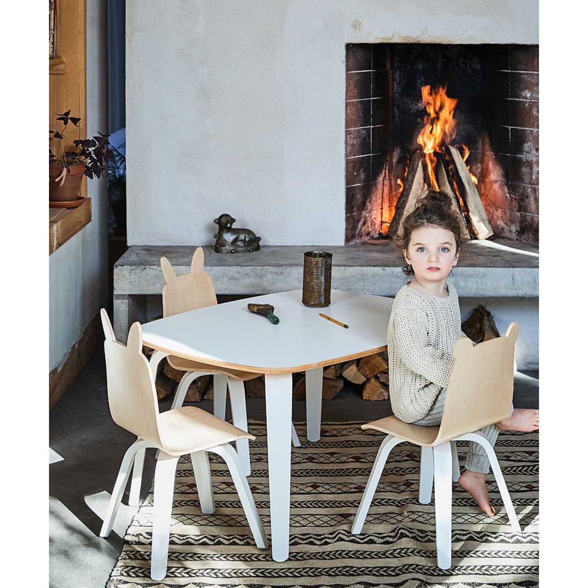 Oeuf Play Chair Rabbit Birch