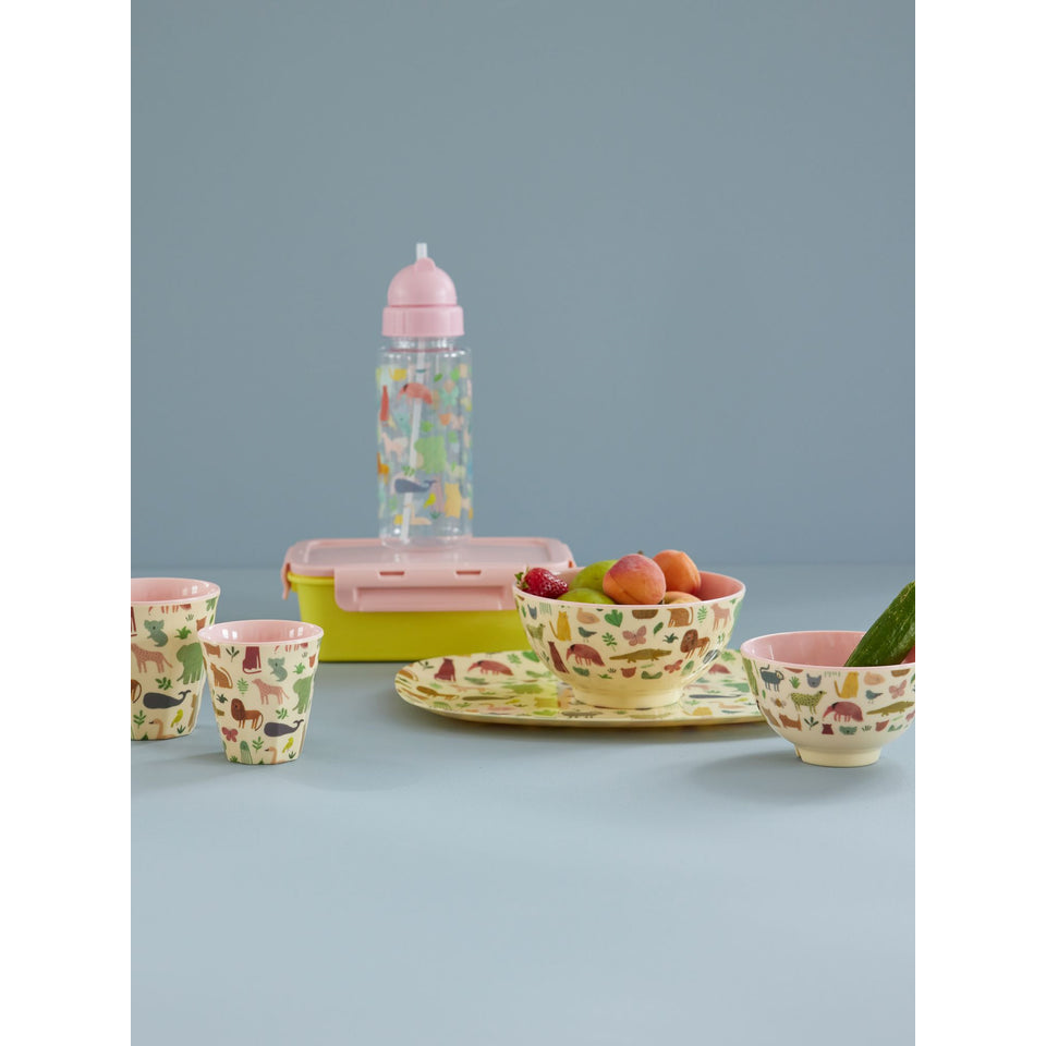 rice-dk-melamine-kids-cup-with-sweet-jungle-print-pink-small-160ml-rice-kicup-swjunsi