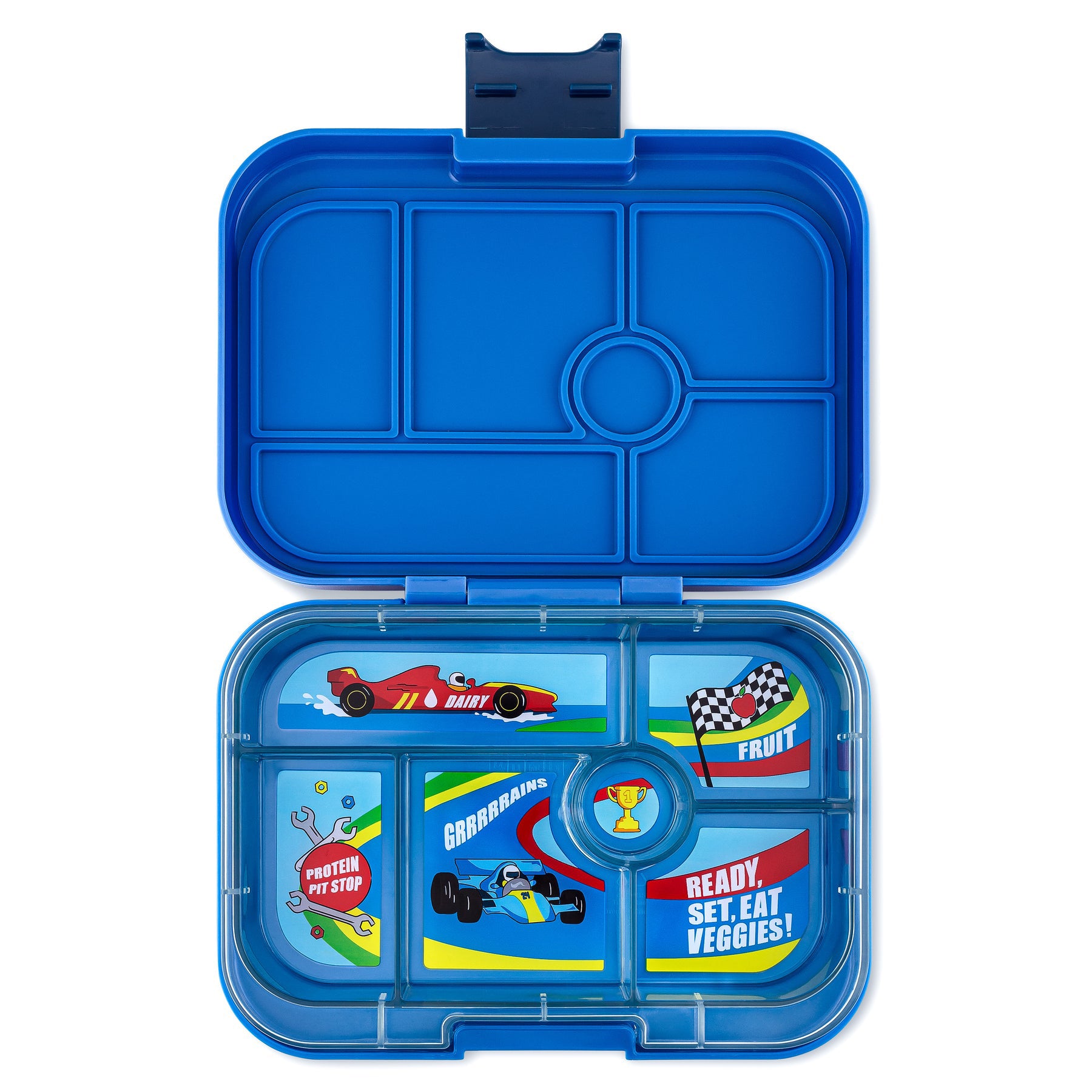 yumbox-original-6-compartment-surf-blue-race-cars-yumb-sbi202303c