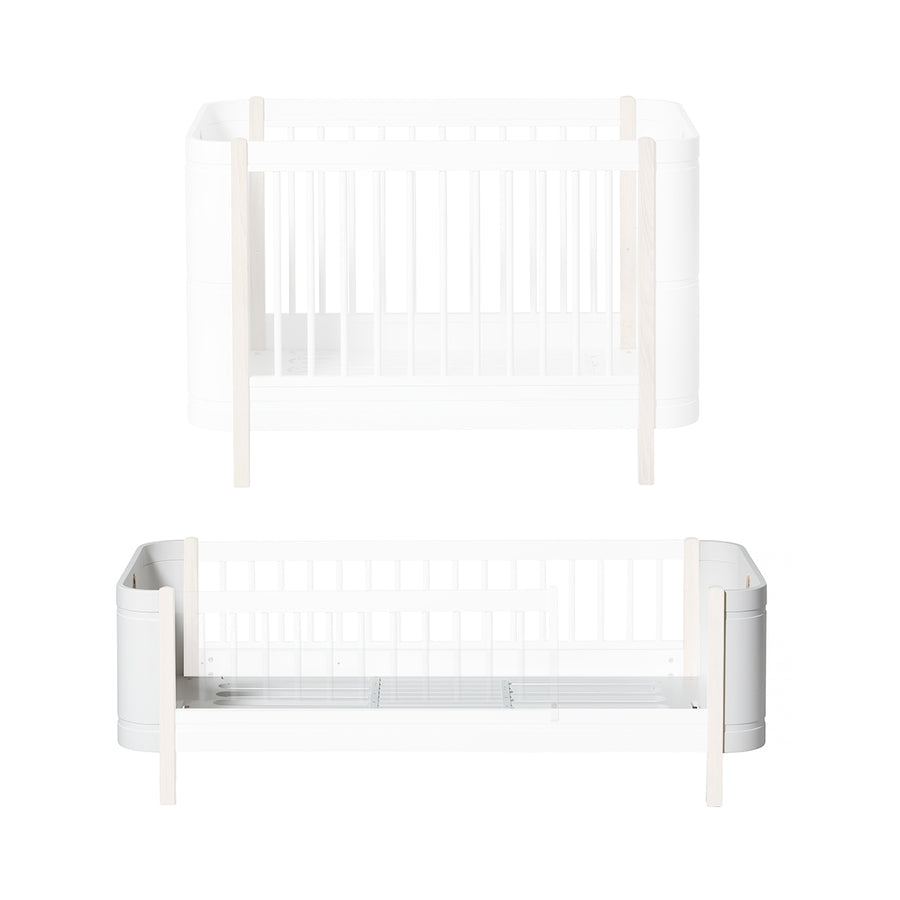 Oliver Furniture Wood Mini+ Sibling Conversion Kit for Wood Mini+ Basic Cot