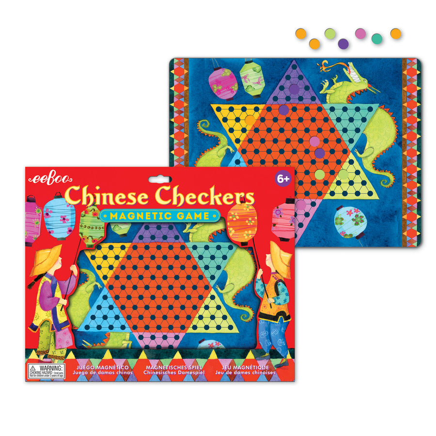 eeBoo Chinese Checkers Magnetic Game