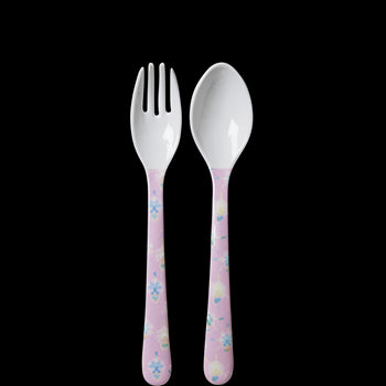 Rice DK Ballet Dancer Spoon and Fork Set