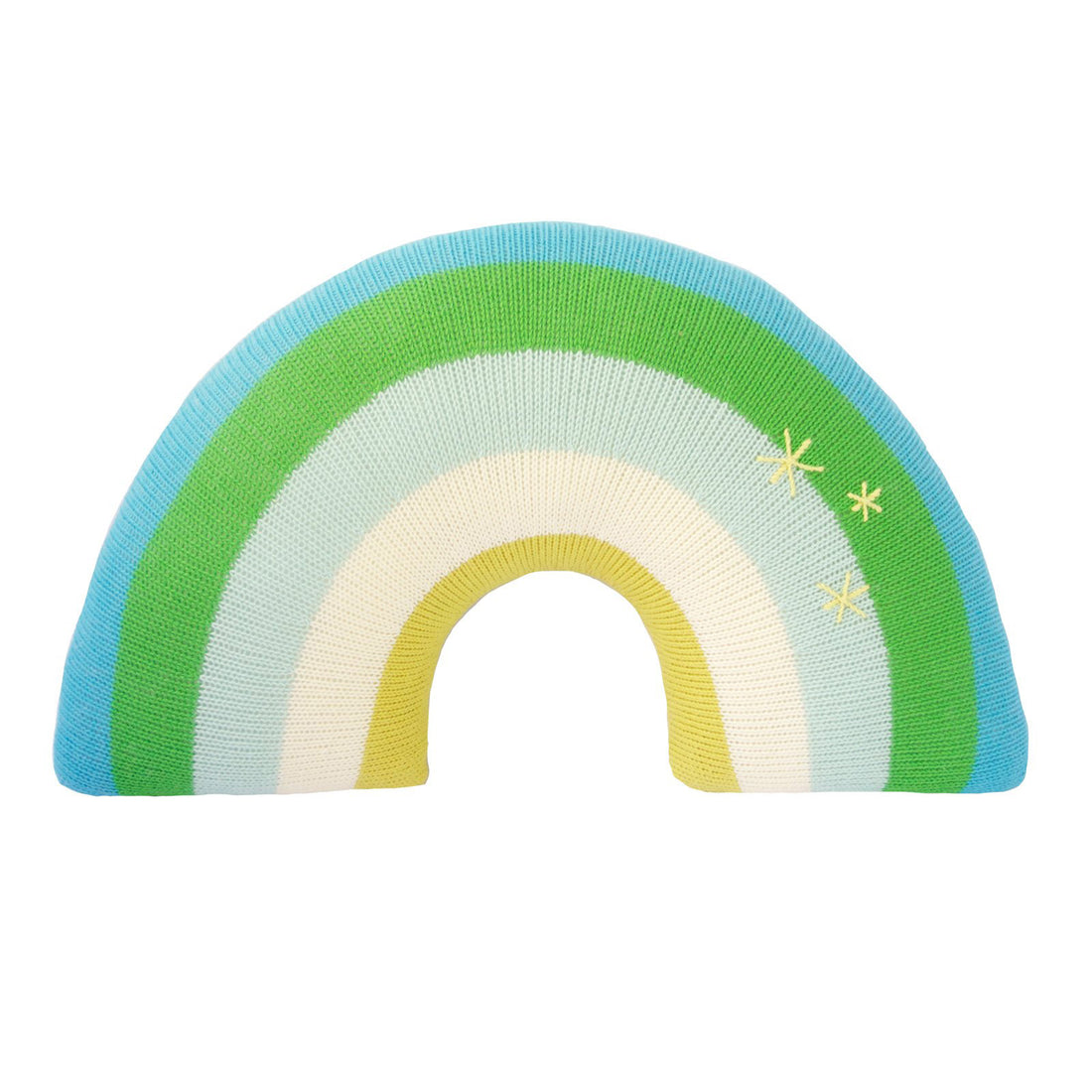 Blabla Kids Rainbow Pillow Blue Petit Bazaar