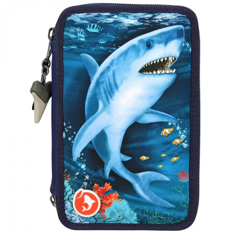 Depesche Dino World Triple Pencil Case with LED Underwater – Petit