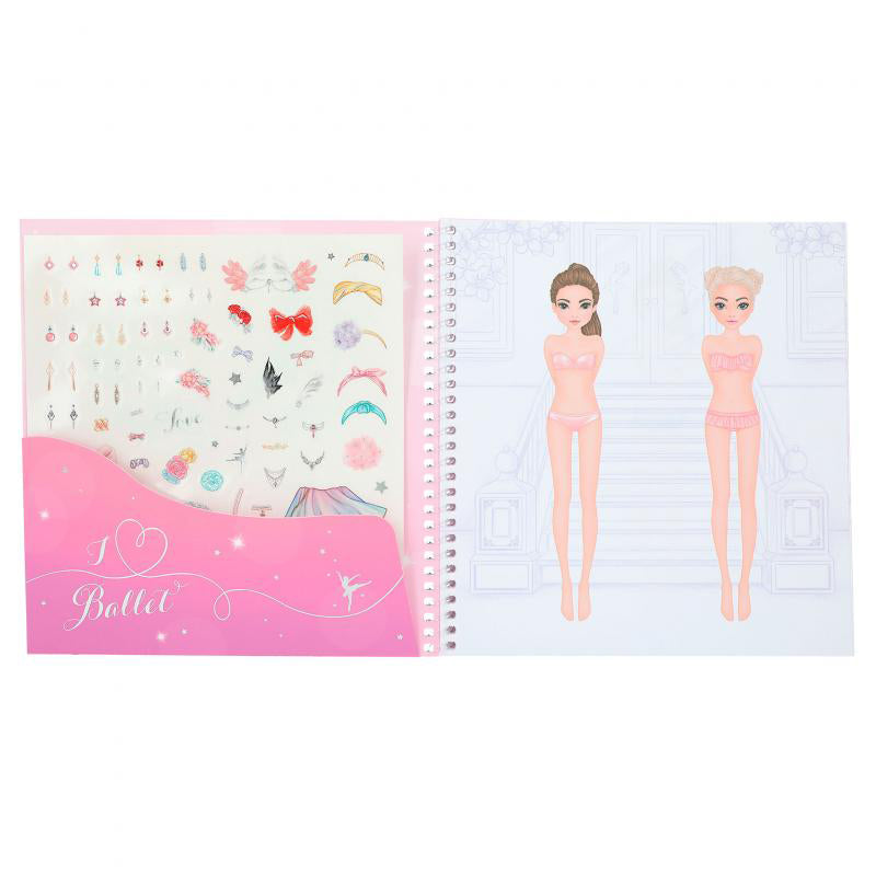 Depesche Topmodel Dress Me Up Stickerbook Ballet – Petit Bazaar