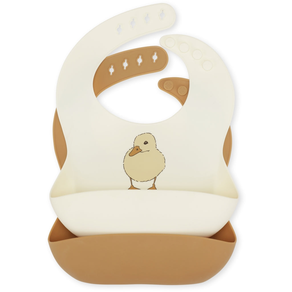 konges-sløjd-2-pack-silicone-bib-duckling-kong-w22ks3544-duckling-