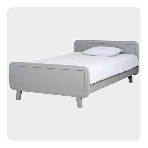 Laurette Lit rond 120 x 200cm Bed Grey (Pre-Order; Est. Delivery in 3-4 Months)