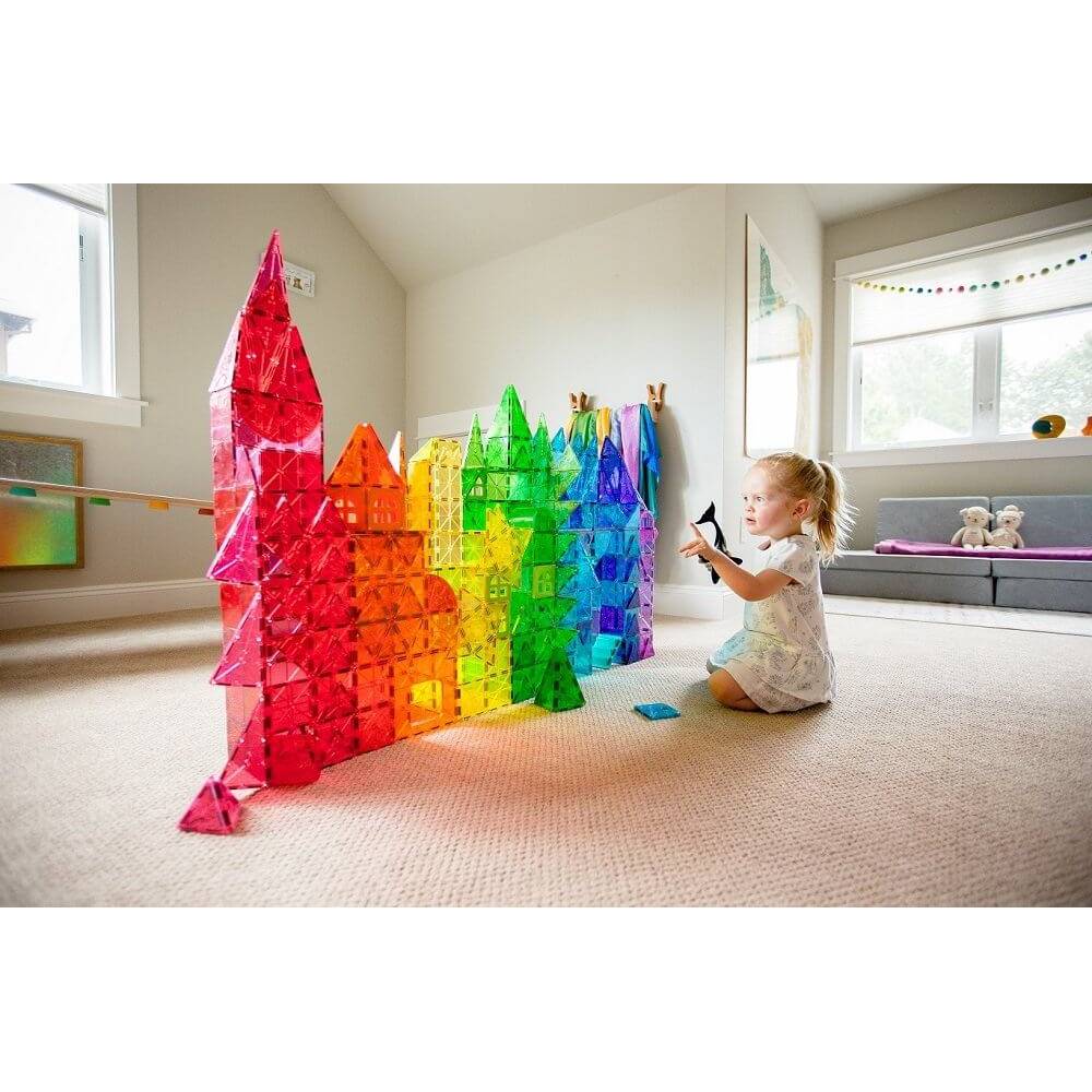 MAGNA-TILES Tiles Clear Colors 32-Piece Set