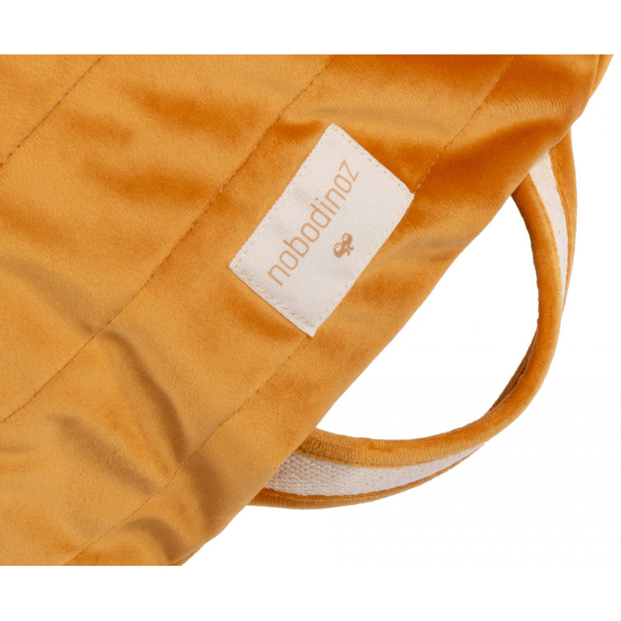 nobodinoz Sahara Velvet Beanbag Farniente Yellow