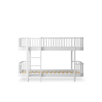 Oliver Furniture Wood Original Low Bunk Bed White (Pre-Order; Est. Delivery in 6-10 Weeks)