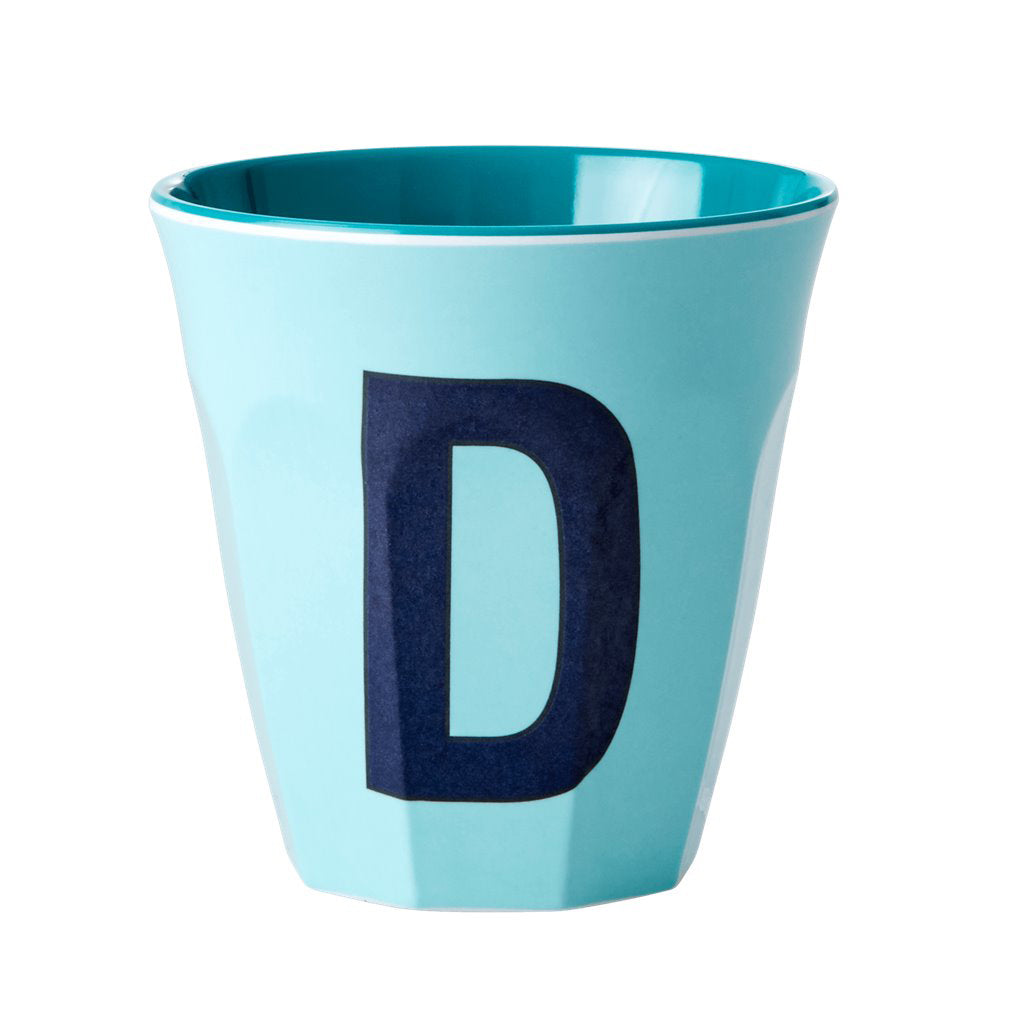 rice-dk-melamine-cup-with-the-letter-d-mint-two-tone-medium-rice-melcu-alpdb-01