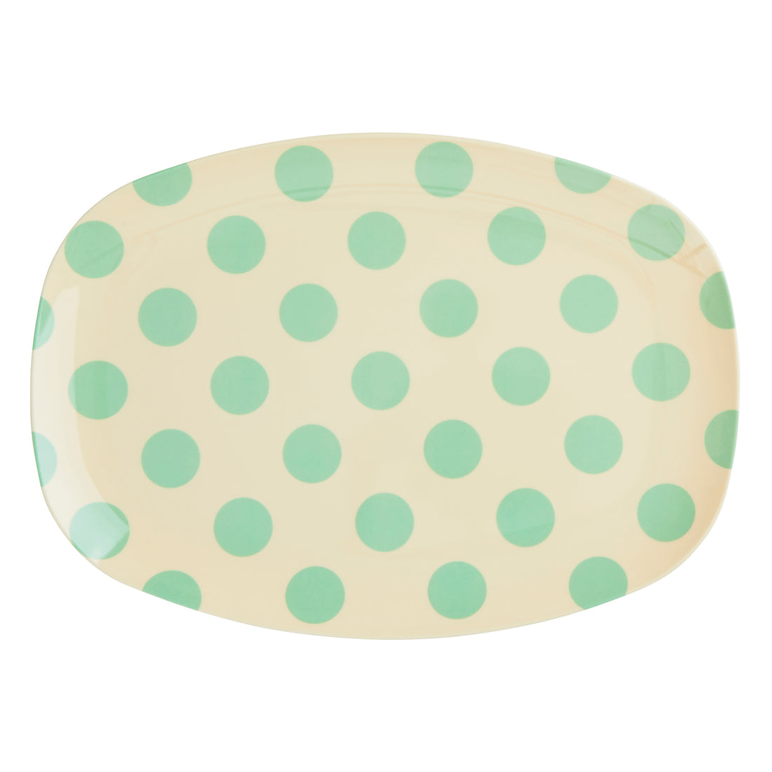 rice-dk-melamine-rectangular-plate-with-green-dot-print-rice-melpl-hs22do-