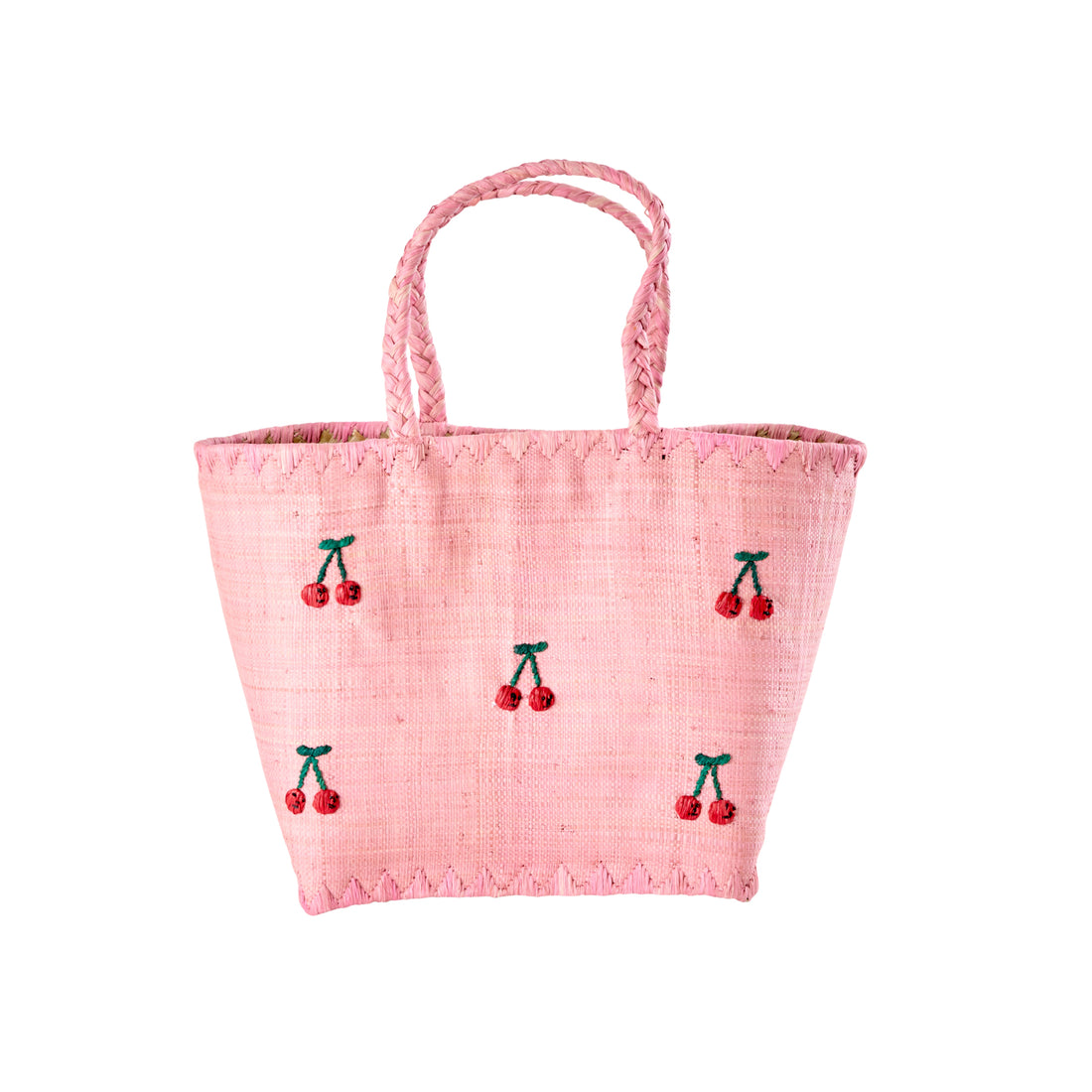 rice-dk-raffia-bag-in-pink-with-cherries-raffia-handles-medium-rice-bgrfa-cher-