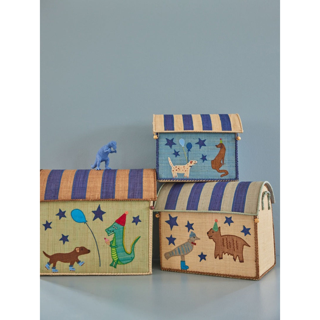 rice-dk-raffia-toy-baskets-with-blue-party-animal-theme-rice-bshou-3zpab-s