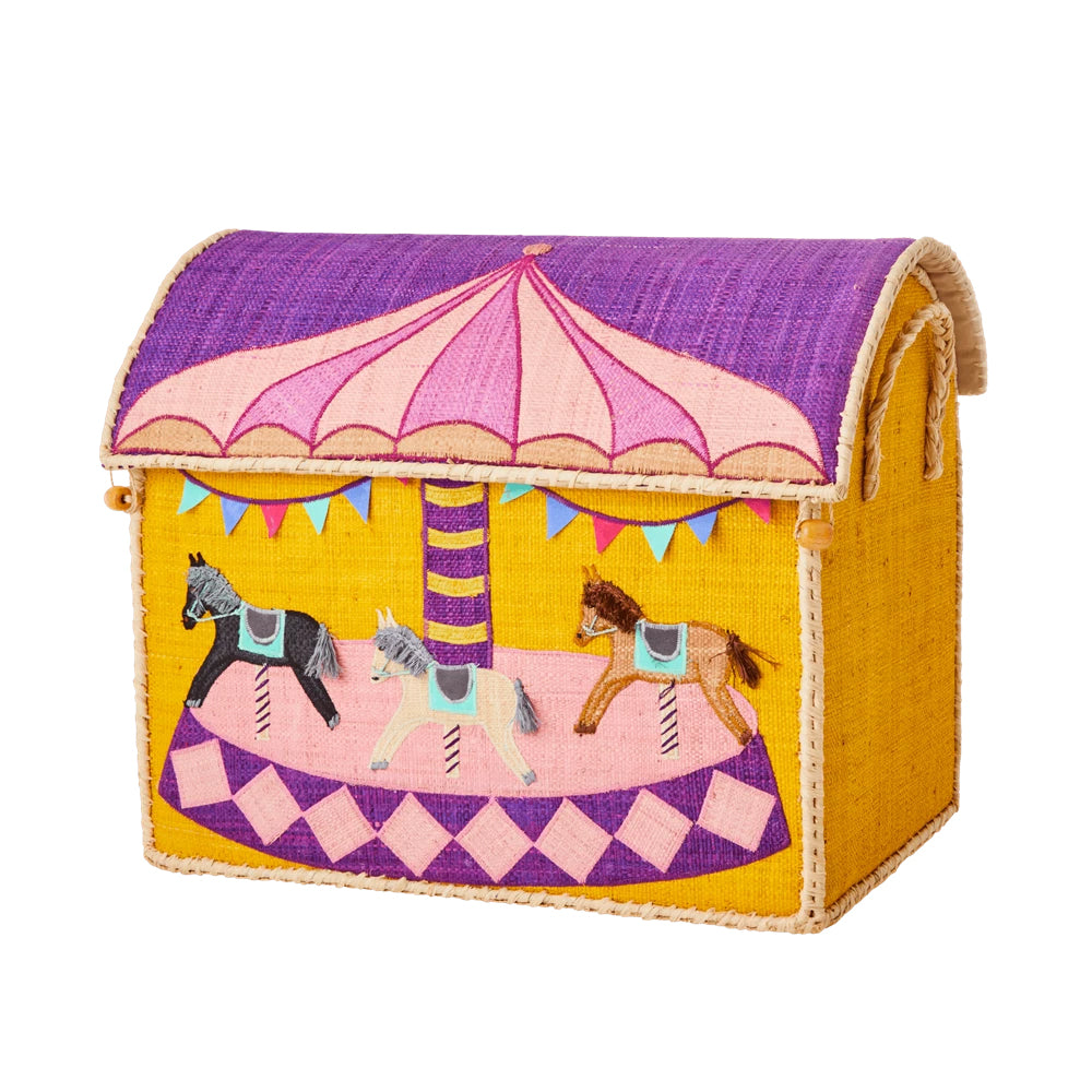 rice-dk-raffia-toy-baskets-with-horse-carousel-theme-rice-bshou-3zhor-s- (2)