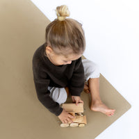 Toddlekind Classic Puzzle Playmat Sandstone 131x131cm - 9 Tiles & 12 Edging Borders